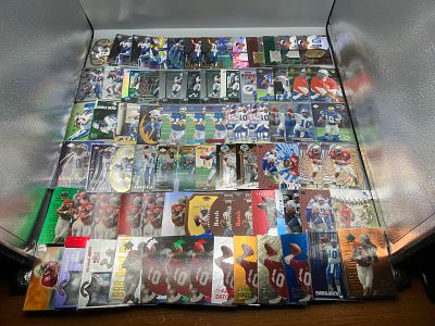 Lot of (75+) 1998 Charlie Batch Football Rookies including Parallels, Inserts, & Serial