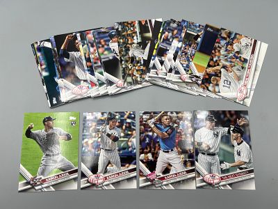 2017 Topps New York Yankees Baseball Team Set W/ Aaron Judge RCs - Includes Update cards - Does