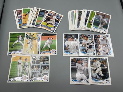 2011 & 2013 Topps New York Yankees Baseball Team Sets - Derek Jeter, Alex Rodriguez, Mariano Rivera