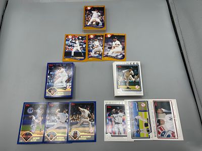 2002, 2003, & 2004 Topps New York Yankees Baseball Team Sets - Derek Jeter, Mariano Rivera
