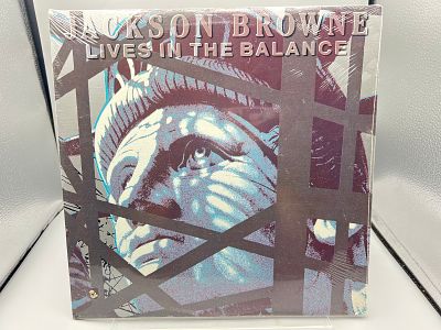 SEALED 1986 Jackson Browne Lives In The Balance Vinyl Album - Records are untested by auction 