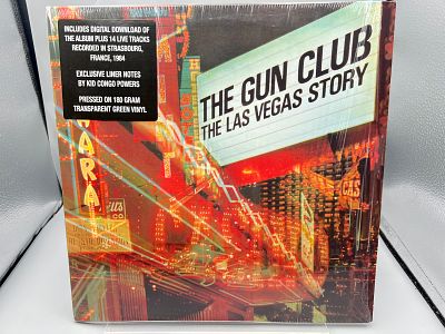 The Gun Club: The Las Vegas Story (2015), Limited Edition, transparent green 180 gram vinyl 