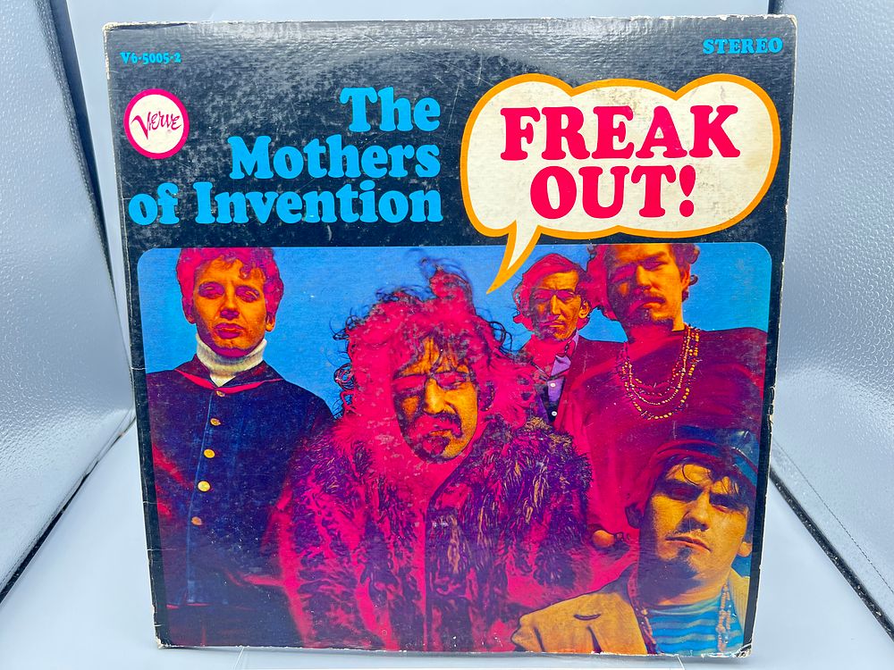 1966 The Mothers of Invention Freak Out Vinyl Album - V6-5005 - Frank Zappa - Records are 