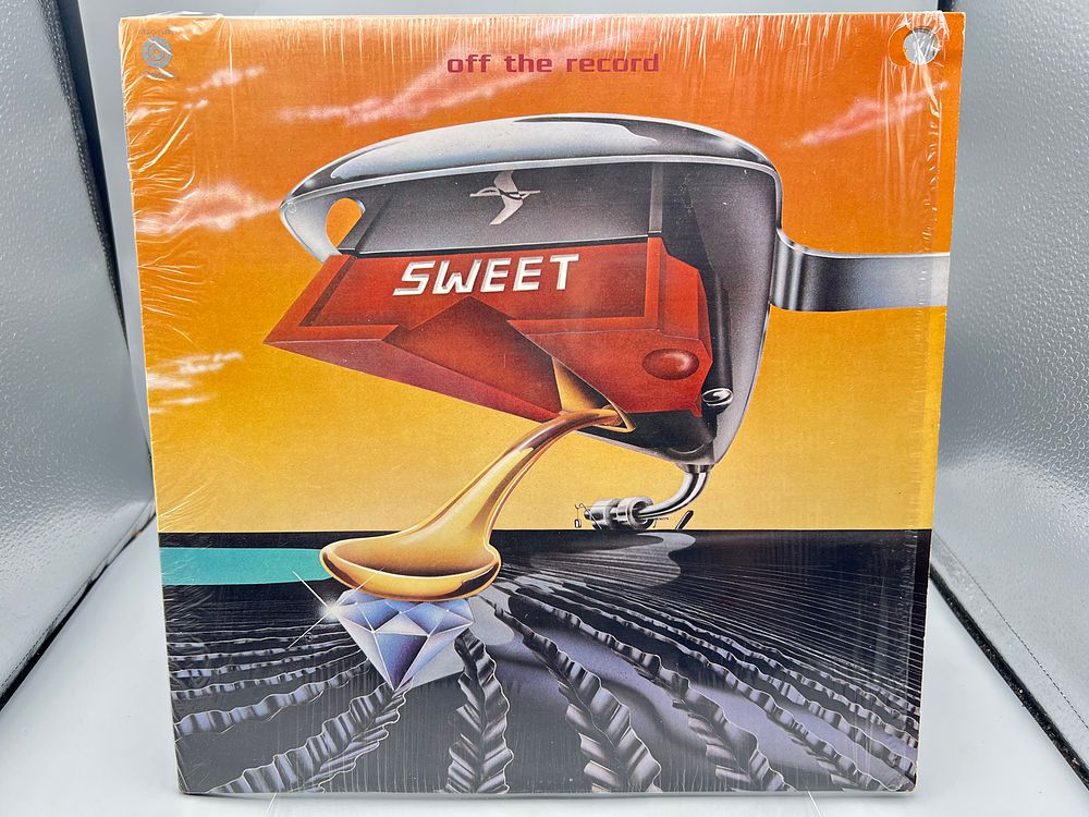 Sweet: Off The Record (1977), gatefold, promo hole in cover (Glam, Hard Rock) - Records are 