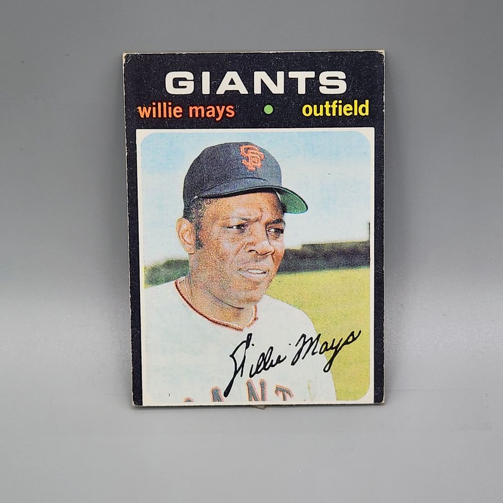 1971 Topps Willie Mays #600 HOF