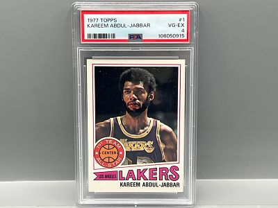 1977 Topps Kareem Abdul Jabbar #1 PSA 4