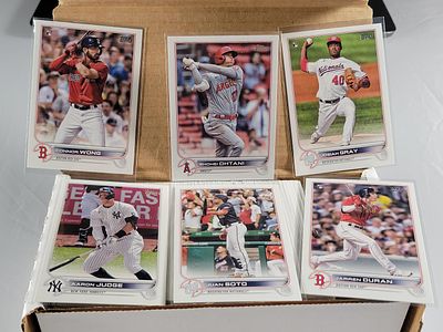 2022 Topps Series I Set. Includes Duran RC, Judge, Ohtani, Soto. Set Appears Complete. Not Verified