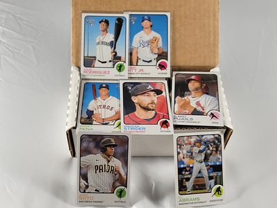 2022 Topps Heritage High Numbers Base 501-700. Includes Witt, Pena, Strider, and Rodriguez 