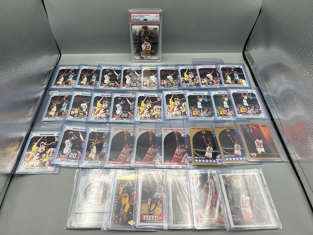 Lot of (30+) Michael Jordan Basketball Cards W/ PSA Graded Card