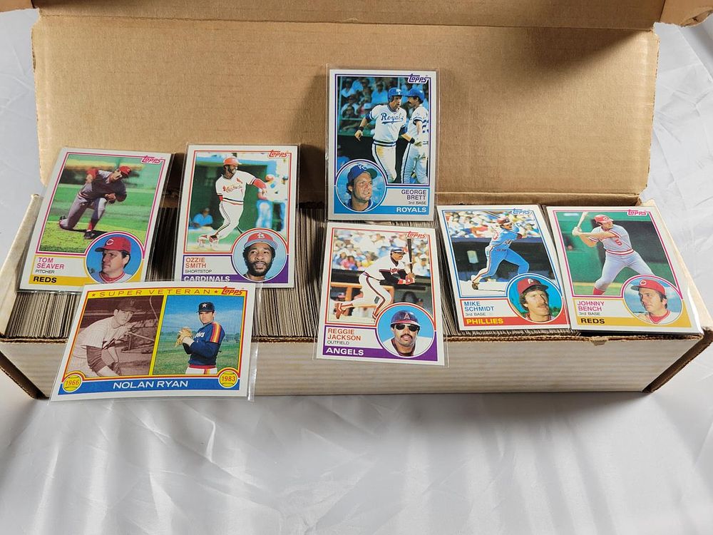1983 Topps Baseball Partial Set 665/792. Over 80% of the set.