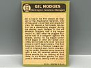 1967 Topps Gil Hodges #228Image - 1