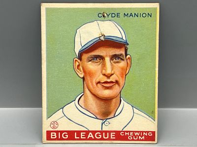 1933 Goudey Clyde Manion #80