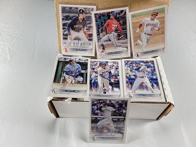 2022 Topps Baseball Update Set. Includes Julio Rodriguez RC, Bobby Witt JR. RC, Ohtani 100 HR 