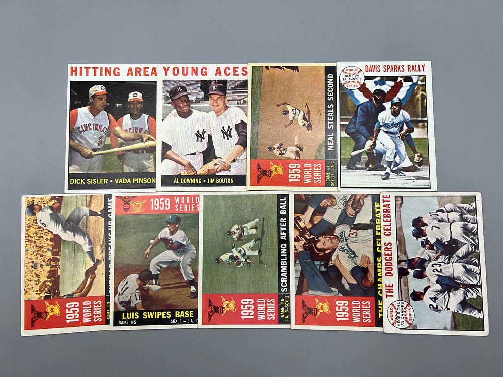 Lot of 9 - 1964 Topps Special Cards - Varying Conditions