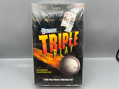 1993 Donruss Triple Play Baseball Factory Sealed Wax Box