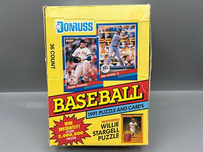 1991 Donruss Baseball Complete Wax Box