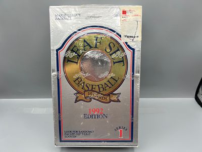 1992 Leaf Series One Baseball Factory Sealed Wax Box
