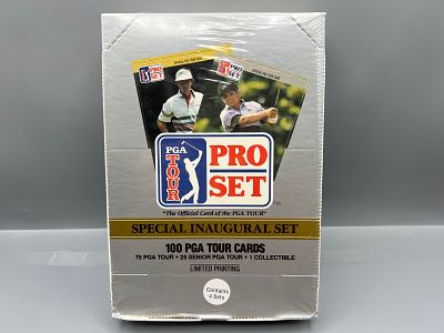 1990 Pro Set PGA Tour Golf Factory Sealed Box w/ 4 Sets Inside