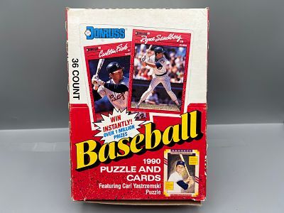 1990 Donruss Baseball Complete Wax Box
