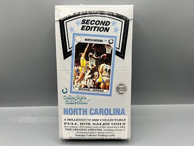 1989 North Carolina Collegiate Collection Second Edition Sealed Wax Box