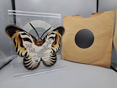 1986 Talk Talk Living In Another World 7" 45 RPM Single Butterfly Picture Disc Vinyl Record - 