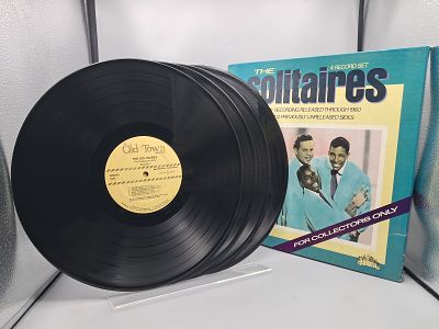 1984 The Solitaires For Collectors Only 4 LP Vinyl Record Box Set - 000059 - Records are 