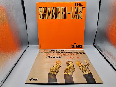 The Shangri-Las Sing & 1982 The Angels Australia Release My Boyfriend's Back Vinyl Albums - 
