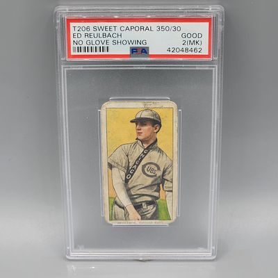 1909-11 T206 Ed Reulbach PSA 2 MK