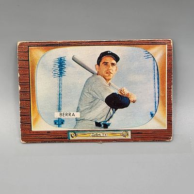 1955 Bowman Yogi Berra #168 HOF