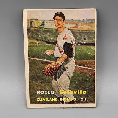 1957 Topps Rocky Colavito #212 Rookie