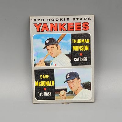 1970 Topps Thurman Munson #189 Rookie