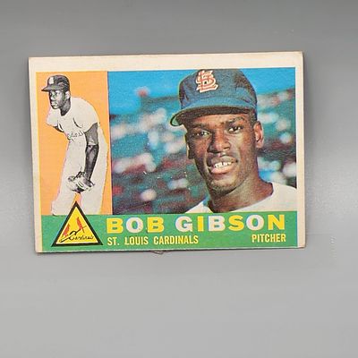 1960 Topps Bob Gibson #73 HOF 2nd Year
