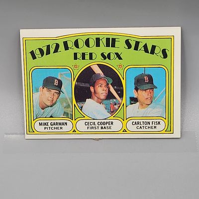 1972 Topps Carlton Fisk #79 Rookie HOF