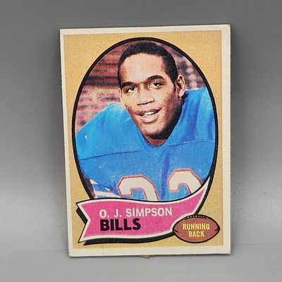 1970 Topps O.J. Simpson #90 Rookie HOF