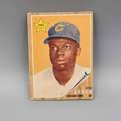 1962 Topps Lou Brock #387 Rookie HOF