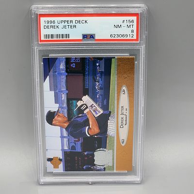 1996 Upper Deck Derek Jeter #156 PSA 8 HOF