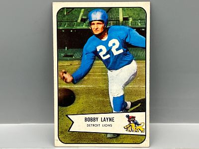 1954 Bowman Bobby Layne #53