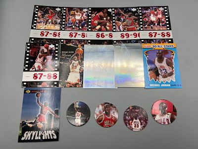 Lot of (15) Michael Jordan Basketball Cards