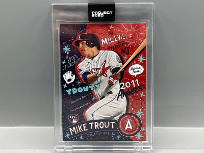 2020 Topps Project 2020 Mike Trout Esymal Art #142 - Sealed From Topps