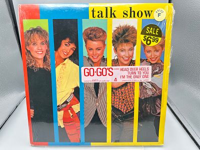 GoGo's: Talk Show (1984), in original shrinkwrap w/hype sticker - Records are untested by 
