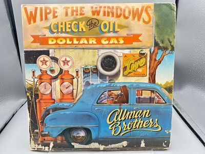 1976 The Allman Brothers Band Wipe The Windows, Check The Oil, Dollar Gas Vinyl Album - 2CX 