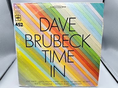 Dave Brubeck: Time In (1966), reissue, promo stamp on back cover, previous owner filing numbers 