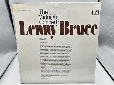 SEALED - Lenny Bruce: The Midnight Concert (1967) - Records are untested by auction house for 