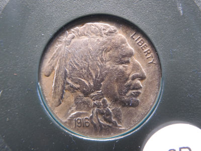 1916 Buffalo Nickel, MS-63 Like