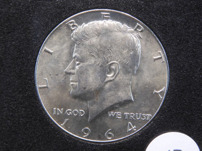 1964 Kennedy Half, MS-65 Gem, 90% Silver