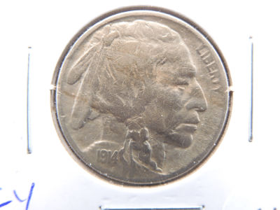 1914 Buffalo Nickel - Full Date - Key Date