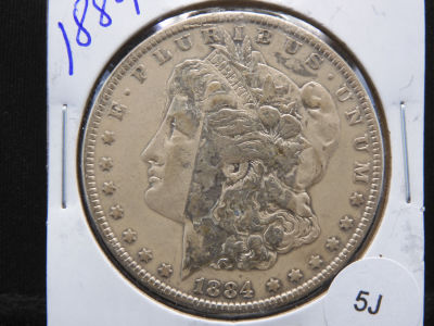 1884 Morgan Dollar - 90% Silver Coin
