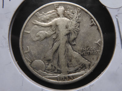 1935 Walking Liberty Half Dollar
