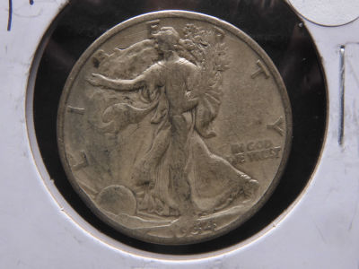 1934-S Walking Liberty Half Dollar