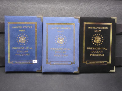 PRESIDENTIAL DOLLAR SET JAMES MONROE P & D ANACS MS67 - S PROOF 69 DCAM
